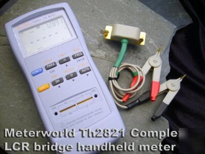 Precision digital lcr bridge d q factor meter smd clip