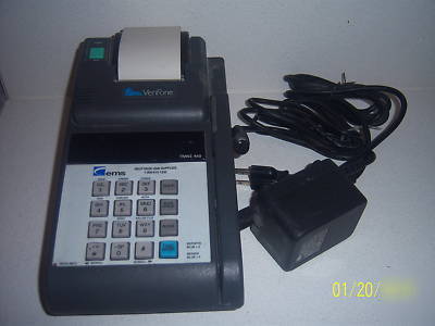 Verifone model tranz 460 credit card machine/printer