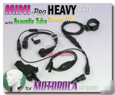 Mini vox throat mic motorola GP9000 HT1000 MTS2000 98HT