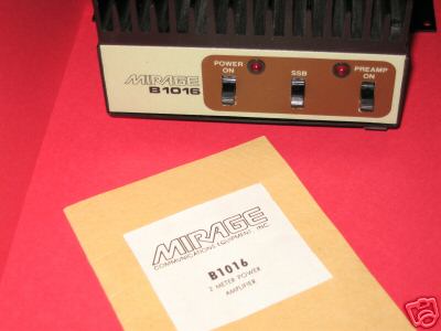 Mirage B1016 - 2 meter power amplifier
