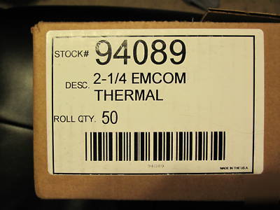 2-1/4 thermal terminal printer paper (50 pack) 