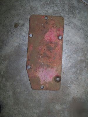 Belt pulley delete plate for ih farmall 400, 450