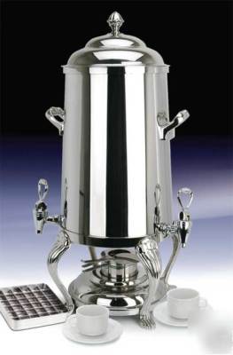 Coffee urn 5 gallon double spigot queen anne 