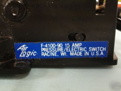 Epi reactor mini pressure switch airlogic f-4100-90 