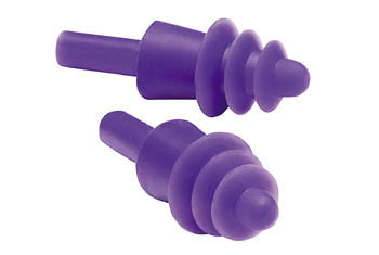 Gateway twisters purple silicone corded earplugs 100 pk