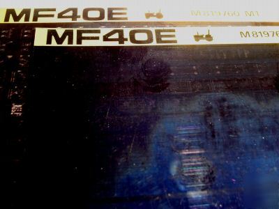 Massey ferguson 40E tractor parts catalog microfiche mf