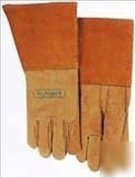 New wise tig gloves welding leather large 