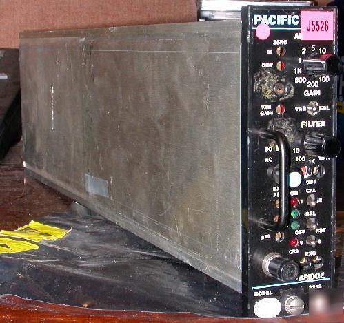 Pacific instruments 8255 transducer amplifier module.