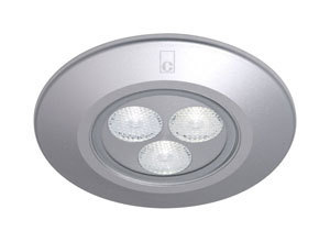 10 x collingwood fire rated IP65 silver led downlights 