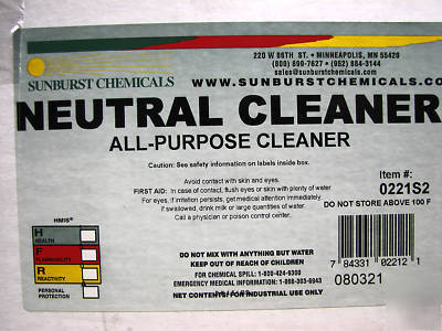 All purp. neutral cleaner solid concentrate 2/4.5# /cs.