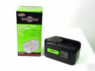 Battery 18V 3000MAH nimh milwaukee aeg can quote others