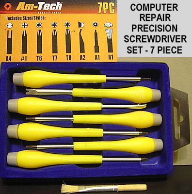 Computer technicians screwdriver set - 7 piece
