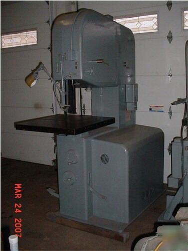 Doall vertical band saw model 26-2 #5619