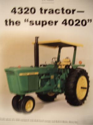 John deere 4320 tractor green magazine, 50S corn picker