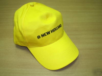 New holland yellow baseball cap 