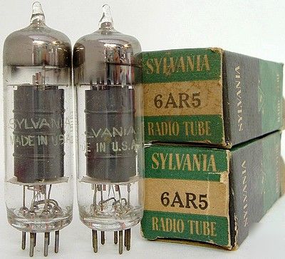 New tubes = 2 6AR5 sylvania nos usa matched