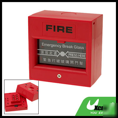 Safe security home shop fire alarm emergency button