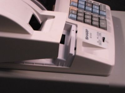 Sharp xe -a 110 electronic cash register