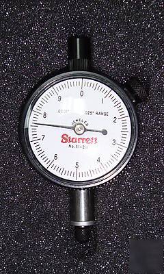 Starrett 81-211J dial indicator edp 53414 msrp $199