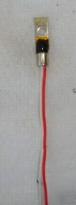 Thermistor potted for temp measure on scrs