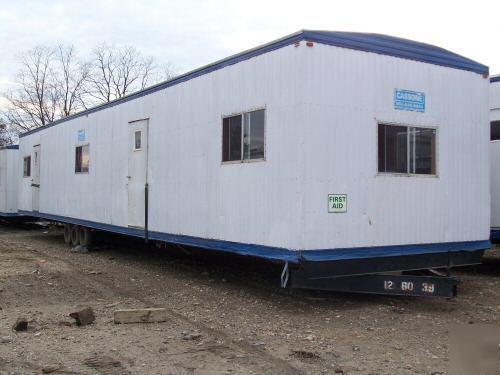 Office trailer 12' x 60', 56' box, a/c, used 