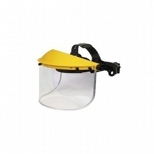 New safety works adjustable faceshield ready to work