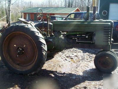 1944 john deere b tractor clean straight metal original