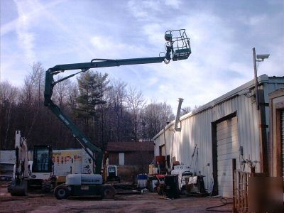 Boom-supported elevating work platform lift