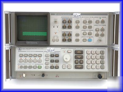 Hp agilent 8567A spectrum analyzer w/display & cables