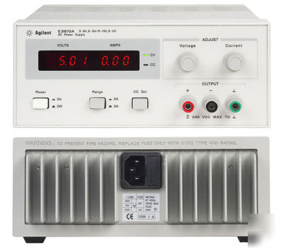Hp /agilent E3610A regulated dc power supply 30W 15V/8V