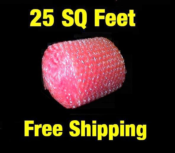 Large bubble wrap 12 x 25 antistatic free shipping pink