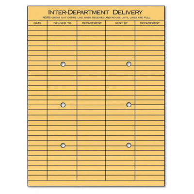 Lot 100 light yellow 10 x 13 inter-department envelopes