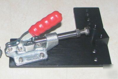 New 1 push-pull toggle clamp mounted on metal base