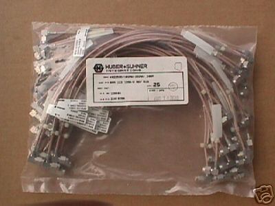New 25 coax cables sma male to sma male connectors