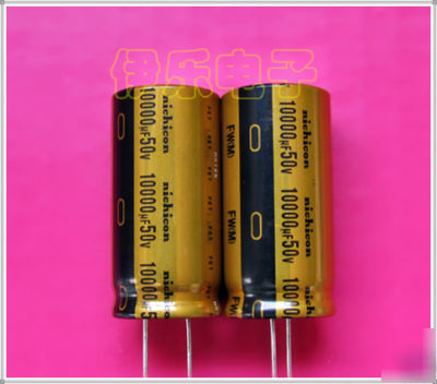 New 4PCS nichicon muse fw audio capacitor 10000UF 50V 
