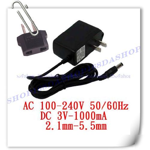 Power supply adapter converter 100-240V dc 3V 1A 99-177