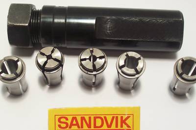 Sandvik C3 extension w/ 5 collets balas 1