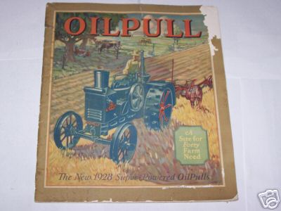 Vintage 1928 rumely oilpull farm tractor manual book