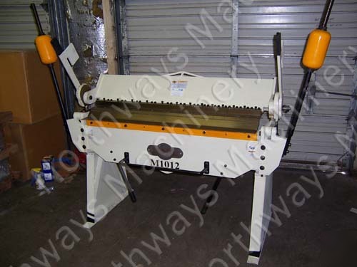 Shop fox 4 ft 12 ga sheet metal box / pan brake M1012