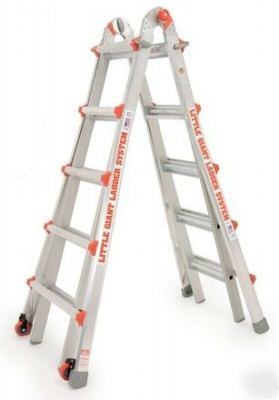 22 1A little giant ladder classic w/ platform & wheels
