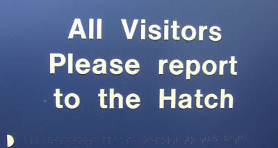 Braille & tactile signs - all visitors ..300MM x 300MM