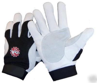 Hot rod sports mechanics driving drivers gloves large 