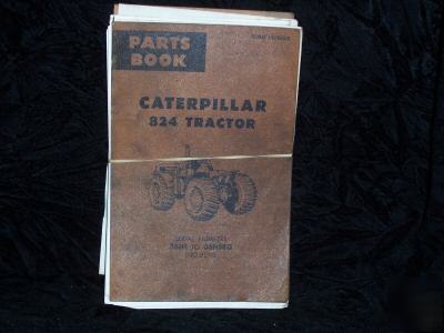 Original caterpillar 824 tractor parts manual