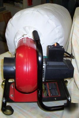 Portable dust collector unit,1 hp, 35 micron bag