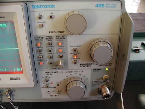 Tektronix 496 spectrum analyzer