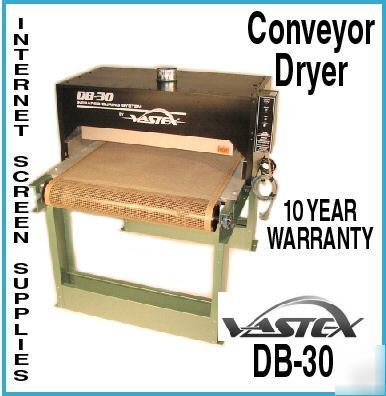 Vastex conveyor dryer for screen printing db-30