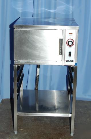 Vulcan electric 3-pan steamer, on s/s stand