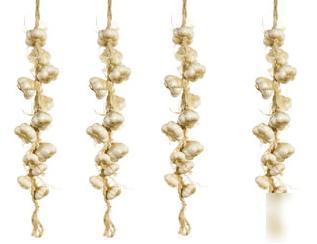 {4} artificial hanging garlic strings restaurant decor 