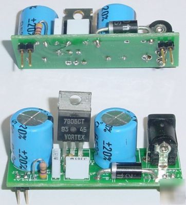 +5V +12VDC breadbd prototyping kit microchip 8051 #048