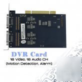 Dvr card 16 video AND16 audio ch motion detection,alarm
